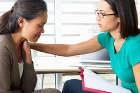 NHS talking therapies help treat people with depression or anxiety.