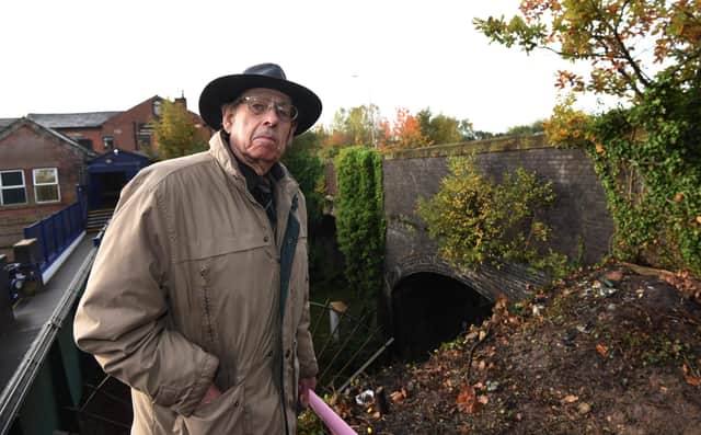 Local resident Dave Culshaw, is angry at the proposed plans  to demolish the railway bridge on Ladies Lane