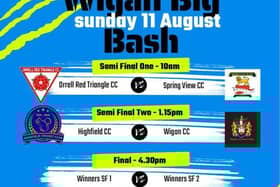 Wigan Big Bash Finals Day Details