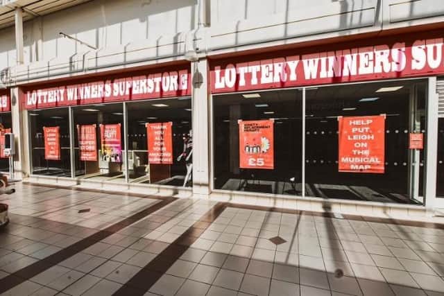 The pop-up shop is opening in a vacant unit at Leigh Spinning Gate shopping centre.