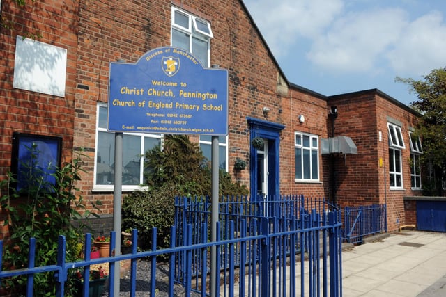 Christ Church Pennington CE Primary School is over capacity by 4.6 per cent. The school has an extra nine pupils on its roll.