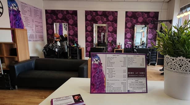 Inside the new salon