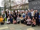 Members of  SHARES SCITT celebrating their outstanding Ofsted report