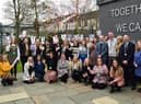 Members of  SHARES SCITT celebrating their outstanding Ofsted report