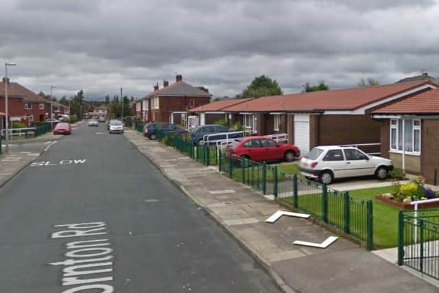 A general view of Thornton Road, Mosley Common, where fires broke out in a bungalow