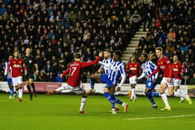 Latics hosted Manchester United in front of a sell-out crowd at the DW on Monday night