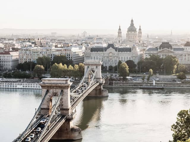 Views of the Szechenyi Chain Bridge from the Four Seasons Hotel Gresham Palace. Image: Four Seasons