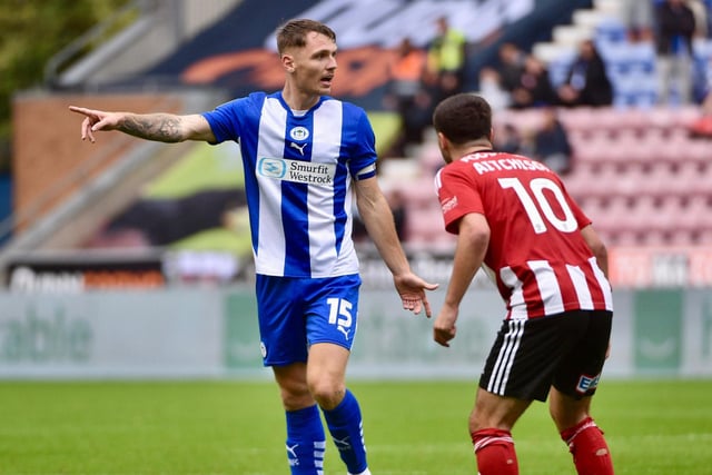 Often found himself marking no-one with Exeter playing without a No.9, took on the responsibility and was well into the opposition half at times