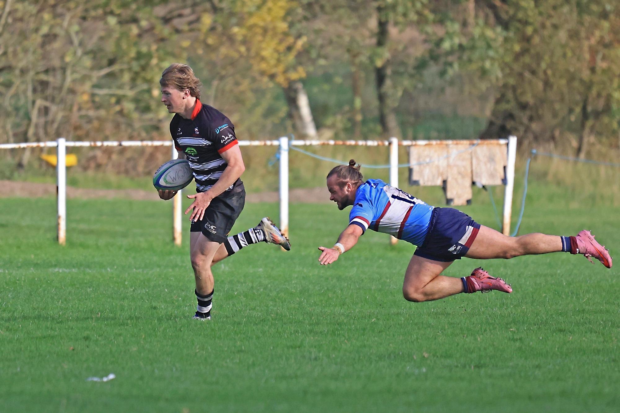 Wiga Rufc Wigan RUFC claim hard-fought win at Liverpool St Helens in derby thriller