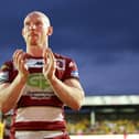 Wigan Warriors captain Liam Farrell applauds the supporters