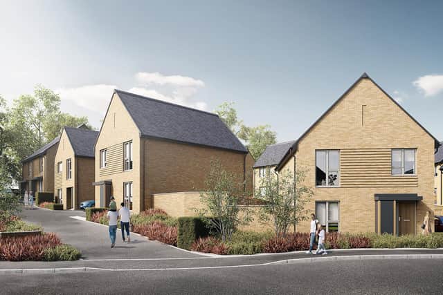 An artist's impression of a Northstone development similar to the plans for up to 268 new homes at the former Pemberton Colliery site