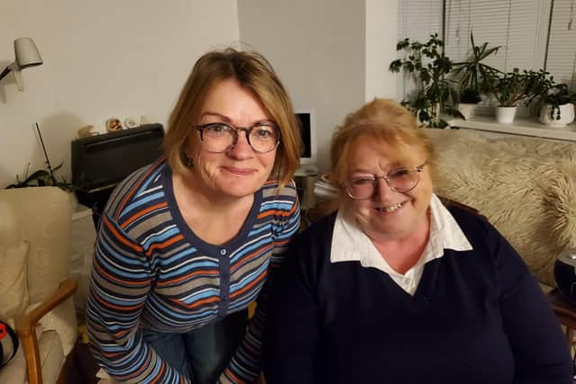 Two of the volunteers for the Read Easy Wigan group - Marianne Hare (left) and Anne Clarke (right).