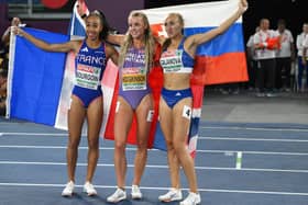 Keely Hodgkinson celebrates retaining her European 800m title in Rome