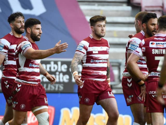 Wigan Warriors were defeated by Leeds Rhinos