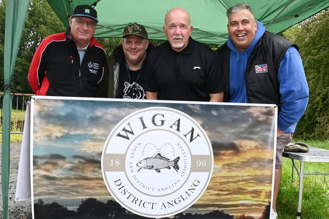 from left, Mike Davies, Stephen Fox, Kenny Baxter and Zacc Harvey.