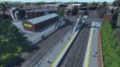 CGI aerial images of what the new Golborne Station could look like