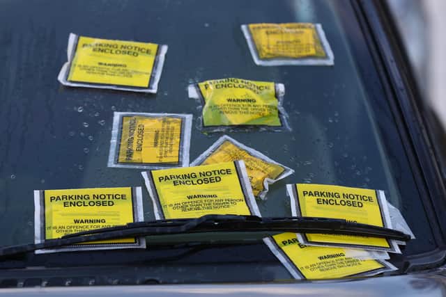 Penalty charge notices are issued when drivers break parking regulations