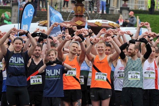 The start and finish of Run Wigan Festival moved from Market Street to Mesnes Park in 2023