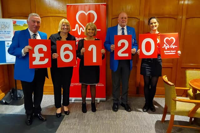 Gathurst Golf Club donated £6,120 to British Heart Foundation