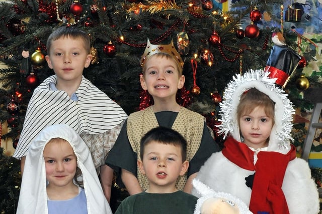2008 - Children at All Saints Primary School, Appley Bridge star in their Christmas Nativity Play.