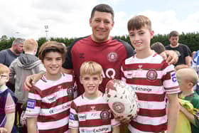 Fans were invited down to Robin Park Arena for the open training session