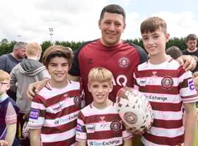 Fans were invited down to Robin Park Arena for the open training session