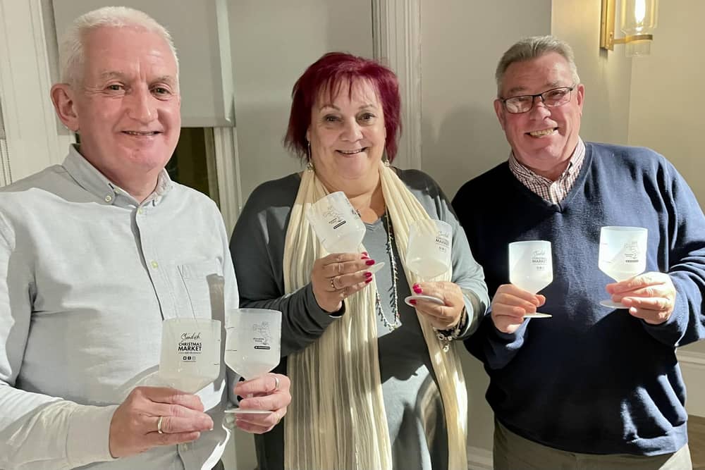 Standish’s councillors Terry Mugan, Debbie Parkinson and Ray Whittingham