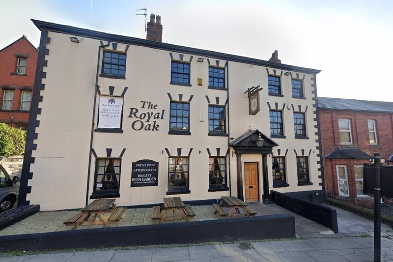 The Royal Oak on Standishgate has a rating of 4.2 out of 5 from 718 Google reviews. One customer said: "Great place, nice beer garden"