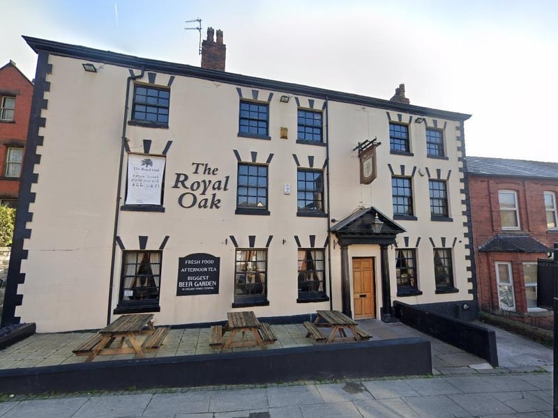 The Royal Oak on Standishgate has a rating of 4.2 out of 5 from 718 Google reviews. One customer said: "Great place, nice beer garden"
