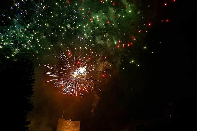 Scenes from a previous Clitheroe Castle Bonfire and Fireworks Display
