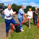 The play area on Bexhill Drive is officially opened