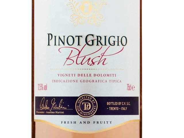 Taste the Difference Pinot Grigio Dolomiti Blush was £7.50, now £6 at Sainsbury.
But activating Sainsbury's limited Buy Six deal would see a price of £4.50 for this Italian pink.