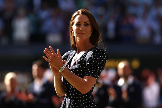 The Princess of Wales is attending England's World Cup quarter-final at the DW Stadium (Photo by Julian Finney/Getty Images)