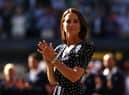 The Princess of Wales is attending England's World Cup quarter-final at the DW Stadium (Photo by Julian Finney/Getty Images)