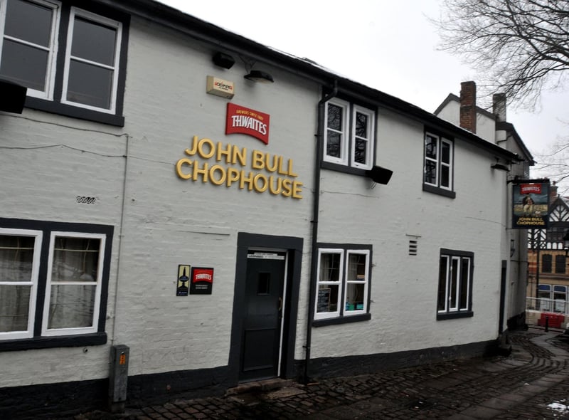 John Bull Chophouse, 2 Coopers Row, Market Place, WN1 1PQ.
CAMRA said: "A vibrant and lively pub in a building that is more than 300 years old, previously cottages, stables and a slaughterhouse. A popular town-centre venue, it has been run by the same family for over 40 years. There are six handpumps serving Thwaites beers. This quirky pub is set over two floors, with the toilets upstairs, and has
seating outside. It is reputed to have the best pub jukebox in the north-west."