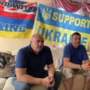 L to R: Olegh Senechko, Ruslan Vordzkin and Svitlana Vordzhkina.