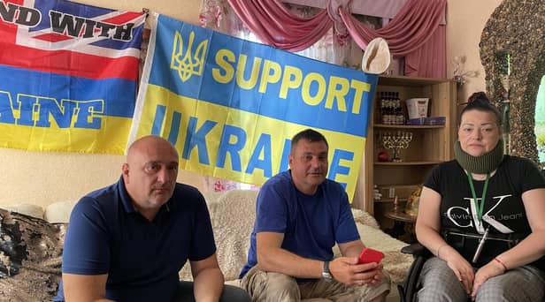 L to R: Olegh Senechko, Ruslan Vordzkin and Svitlana Vordzhkina.