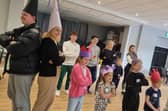 Children attending Holidays Activities and Food have created a rap ahead of the coronation of King Charles III.