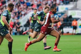 Kruise Leeming in action for Wigan Warriors