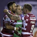 Wigan Warriors take on Leeds Rhinos at the DW Stadium