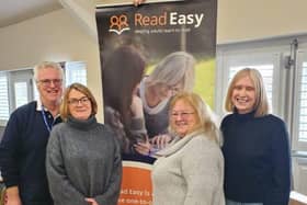 Some of the Wigan Read Easy management team at a local event