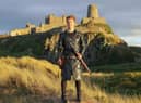 Robert Lundgren aka Ragan the Viking at Bamburgh Castle