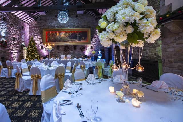 Wedding venue boasts one of the most beautiful halls in the North West.  Picture – supplied.