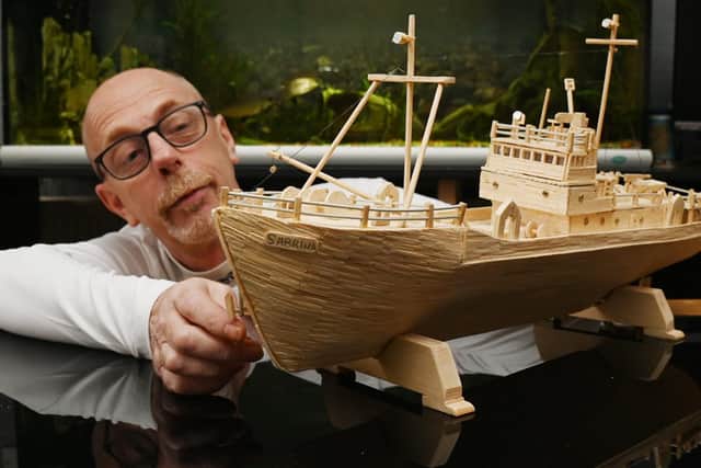 Drew Melling from Wigan began making models of planes and other transport while recuperating to keep him busy