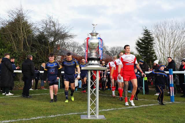 Orrell St James welcomed the British Army to Bankes Avenue in the Challenge Cup last year