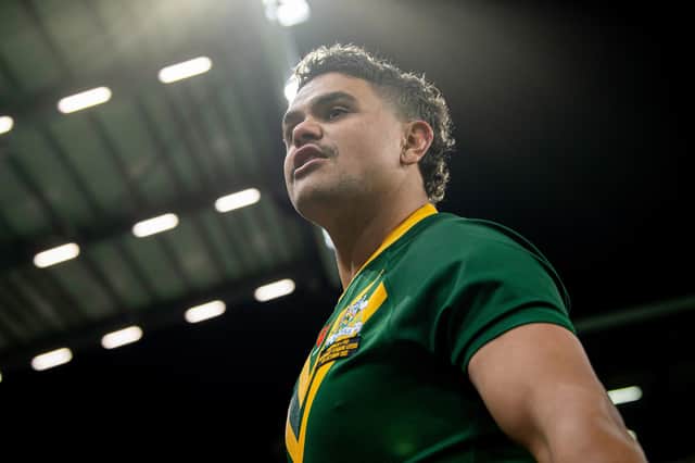 Latrell Mitchell is preparing to represent Australia the Rugby League World Cup final.