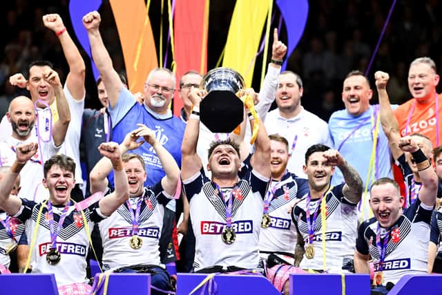 England won the Wheelchair Rugby League World Cup last year