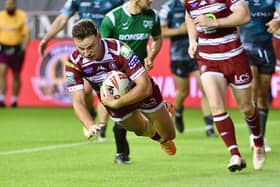 Jai Field was a scorer on his return from injury in the 26-14 victory over Huddersfield Giants