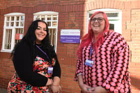 EWG - Emotional Wellbeing Group, have a counselling hub in Bishopgate, Wigan, and offer free and low cost group sessions. from left, Emily Durkin-Kenyon and director Anna Palin-Swift.
