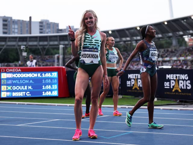 Keely Hodgkinson created more history in Paris on Friday night
